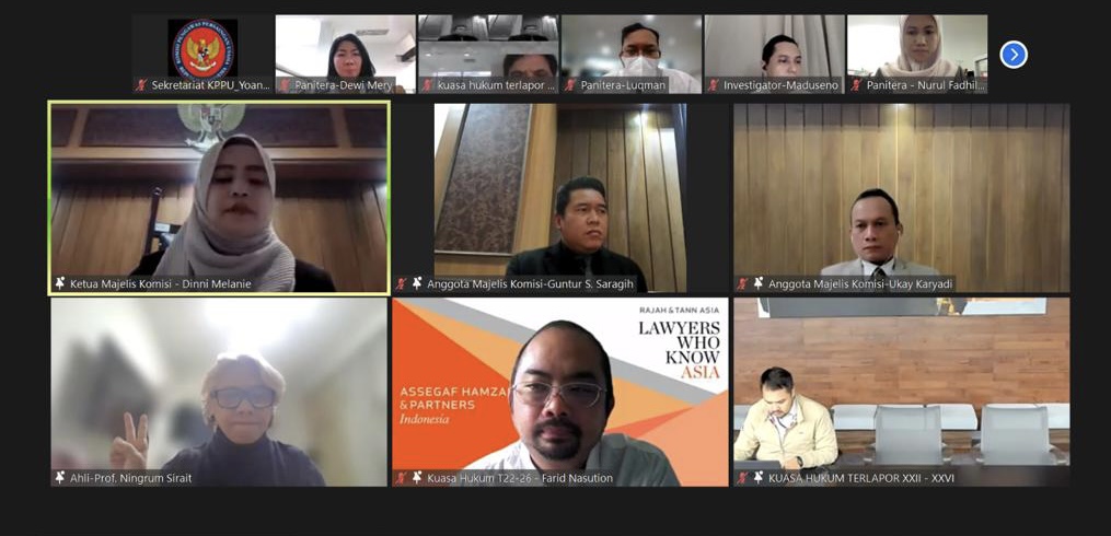 Prof. Ningrum Sirait Hadir sebagai Ahli dalam Sidang Migornas di KPPU